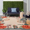 Nourison Aloha Contemporary Floral Border Outdoor Rug - 3 of 4