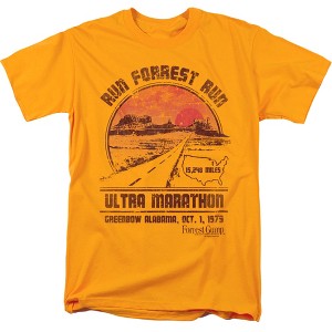 Forrest Gump Ultra Marathon Adult T-Shirt Gold - 1 of 4