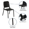 Emma and Oliver Black High Density Stackable Melody Band/Music Chair - 4 of 4