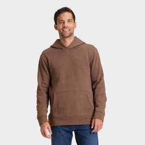 Men's Every Wear Fleece Hooded Sweatshirt - Goodfellow & Co™ - 1 of 3
