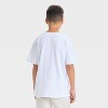 Boys' Marvel Captain America Short Sleeve Graphic T-Shirt - White - 3 of 4