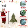 Artificial 4ft Green Christmas Tree with 673 PE/PVC Mixed Branch Tips,  Hinged Premium & Foldable Base for Indoor Holiday Decorating - 3 of 4