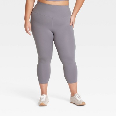 Women's Everyday Soft Ultra High-Rise Capri Leggings - All In Motion™ Gray XXL