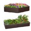 Tangkula 2PCS Planter Raised Bed Hexagon Garden Bed for Vegetable Flower Succulents Fruits 8 Inch Deep Weather Resistant Outdoor Rectangular - 2 of 4