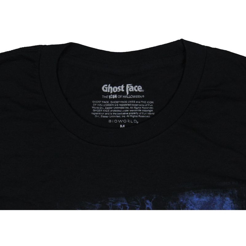 Scream Mens' Ghost Face Loves New York Adult Graphic Print T-Shirt, 3 of 4