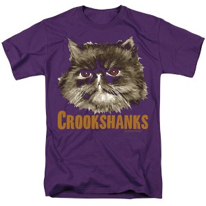 Harry Pottercrookshanks Adult T-Shirt Purple - 1 of 4