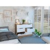 NicBex 3 Drawers Dresser with Superior Top Modern Closet Storage Dresser for Closet for Bedroom, Living Room, Hallway - 4 of 4