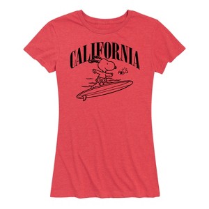 Women's - Peanuts - California Short Sleeve Graphic T-Shirt - 1 of 4