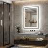 Keonjinn LED Bathroom Vanity Mirror, Front Light & Backlit, 3 Color Temperatures, Anti Fog, Double Lights Strips - 2 of 4