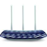 TP-LINK AC750 IEEE 802.11ac Ethernet Wireless Dual Band Router Model Archer C20 Black Manufacturer Refurbished