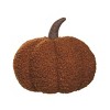 Transpac Polyester Plush Fuzzy Harvest Fall Pumpkin Decor Set of 3, 7.5 x 7.5 x 7.0 inch - 4 of 4