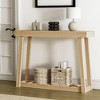 Galano Wood Console Table with Bottom Shelf 43" W x 12" D x 32" H - 3 of 4