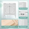Mshliw 30 Inch Bathroom Vanity with Sink, Freestanding Cabinet with Double Doors and Drawer, Soft Close Hinges, Vintage Style - 3 of 4