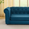 Sapphtopaz Elegant Dog Bed for Dogs with Backrest Elevated Dog Sofa Bed with Soft and Thick Cushion Cute Dog Couch - 4 of 4