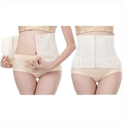 Wikineon Beige Body Shaping Waist Seal with Waist Clip ¨C Slimming & Toning Design for a Smooth Silhouette, Comfortable Fit for Daily Wear