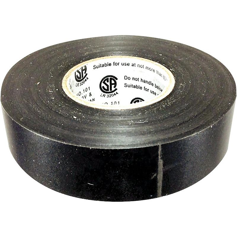 American Recorder Technologies Electrical Tape 3/4" x 20 Yards Black, 1 of 3