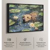 Art Remedy Monet Water Lilies Dog Rustic Chic Farmhouse Wall Art Framed - 3 of 4