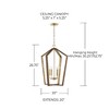 Capital Lighting Maren 4 - Light Pendant in  Nordic Wood/Matte Brass - 3 of 4