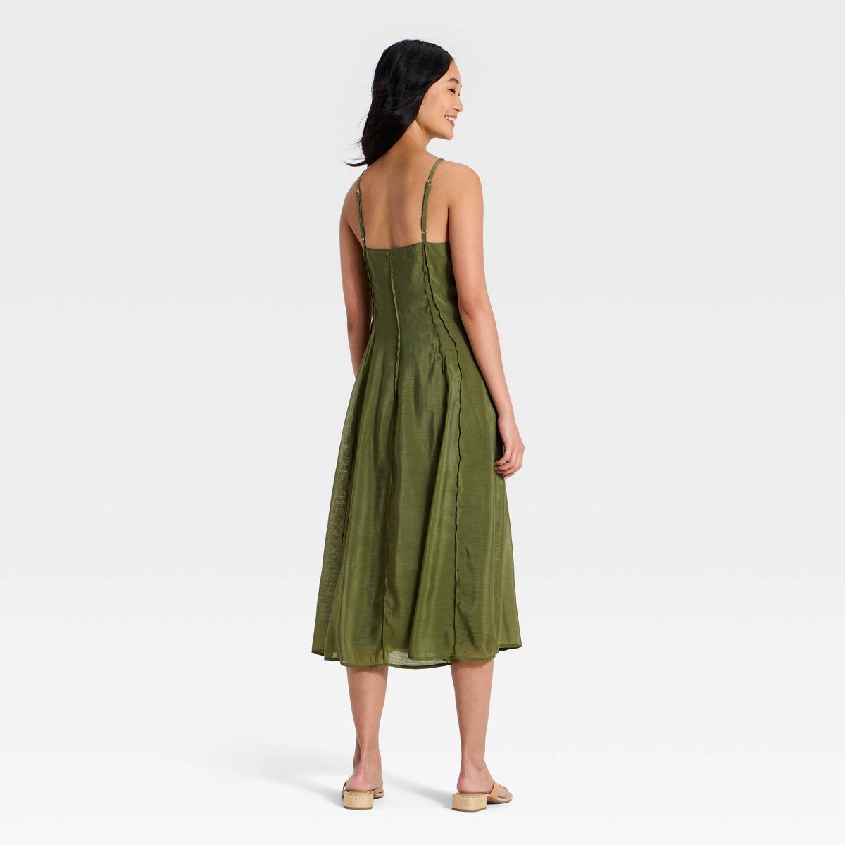 Women's Cami Midi Dress - A New Day™ - thumbnail 8