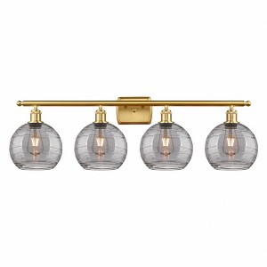 Athens Deco Swirl - 4 Light Bath Vanity In Industrial Style-11.25 Inches Tall and 36 Inches Wide - 1 of 1