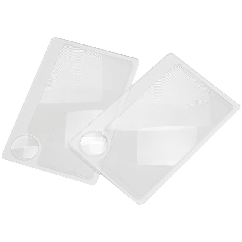 CARSON® Credit Card-Size Magnifier with 6x Spot Lens, 2 pk, 1 of 6