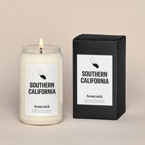 13.75oz Glass Jar Orange Lemon "SoCal - Southern California" Candle - Homesick Candles, Soy Wax Blend, 60-80hr Burn Time - 1 of 4