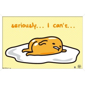 Trends International Gudetama - I Can't Framed Wall Poster Prints - 1 of 4