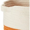 Colonial Mills Beach Bum Basket, 13"x13"x9", Orange - 4 of 4