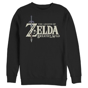 Men's Nintendo Zelda Breath of the Wild Logo Sweatshirt - 1 of 3