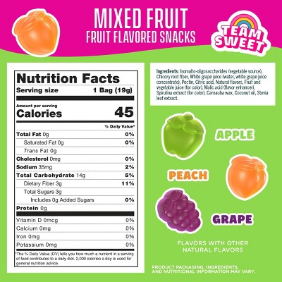 SmartSweets Mixed Fruit Snack Mix - 5.36oz/8pk