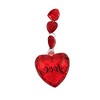 Crystal Expressions 4.25 In Blessing Heart Ornament Valentine's Day Faceted Tree Ornaments - 2 of 3