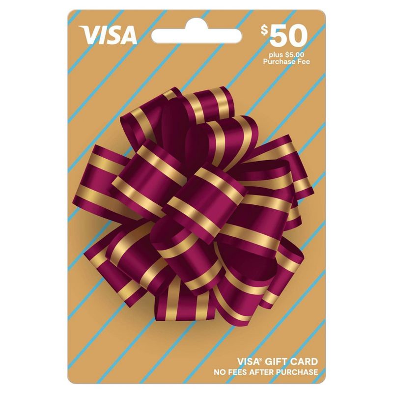 Visa Gift Card - $50 + $5 Fee, 1 of 3