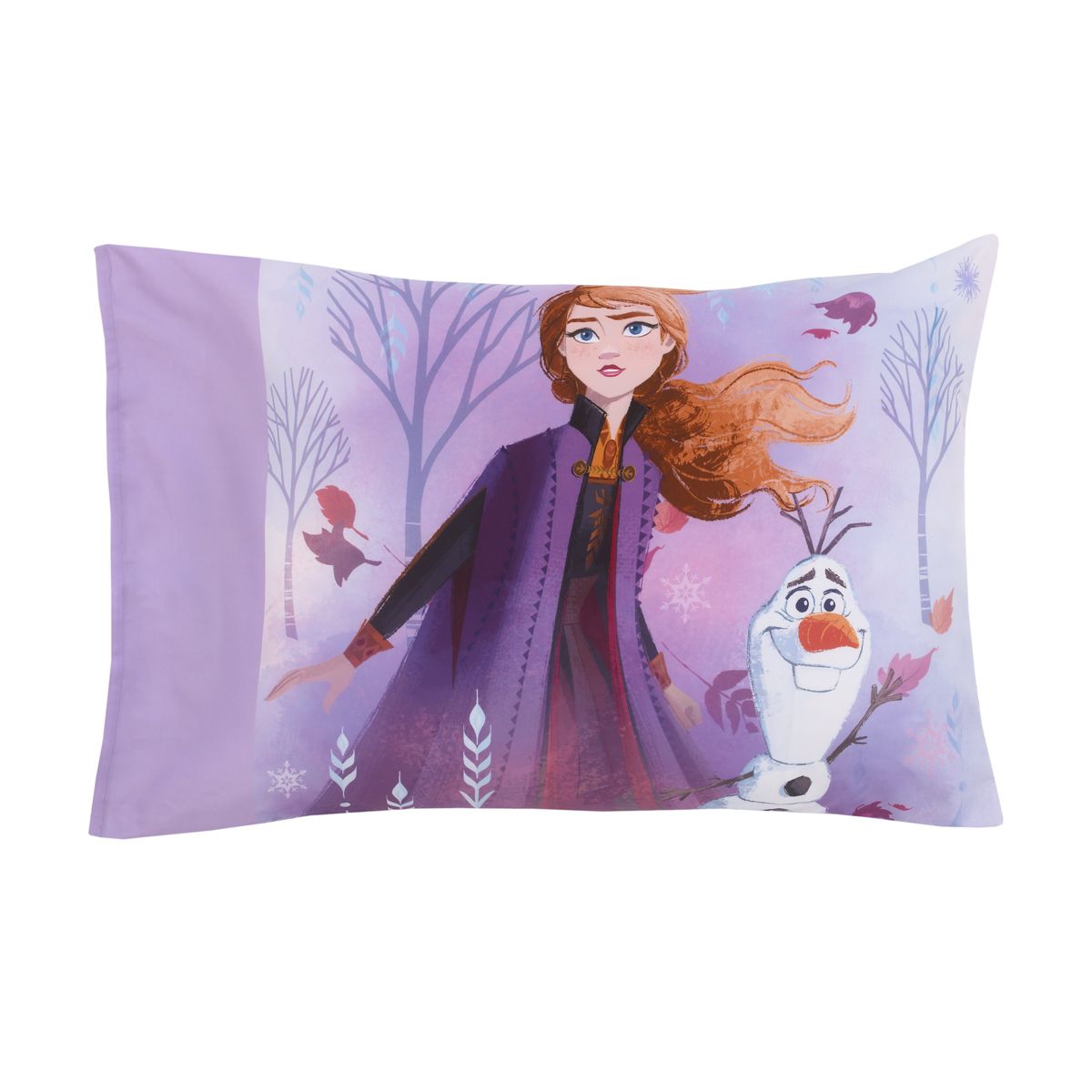 Disney Frozen 2 Lavender, Light Blue and Purple Forest Spirit 4 Piece Toddler Bed Set - thumbnail 6