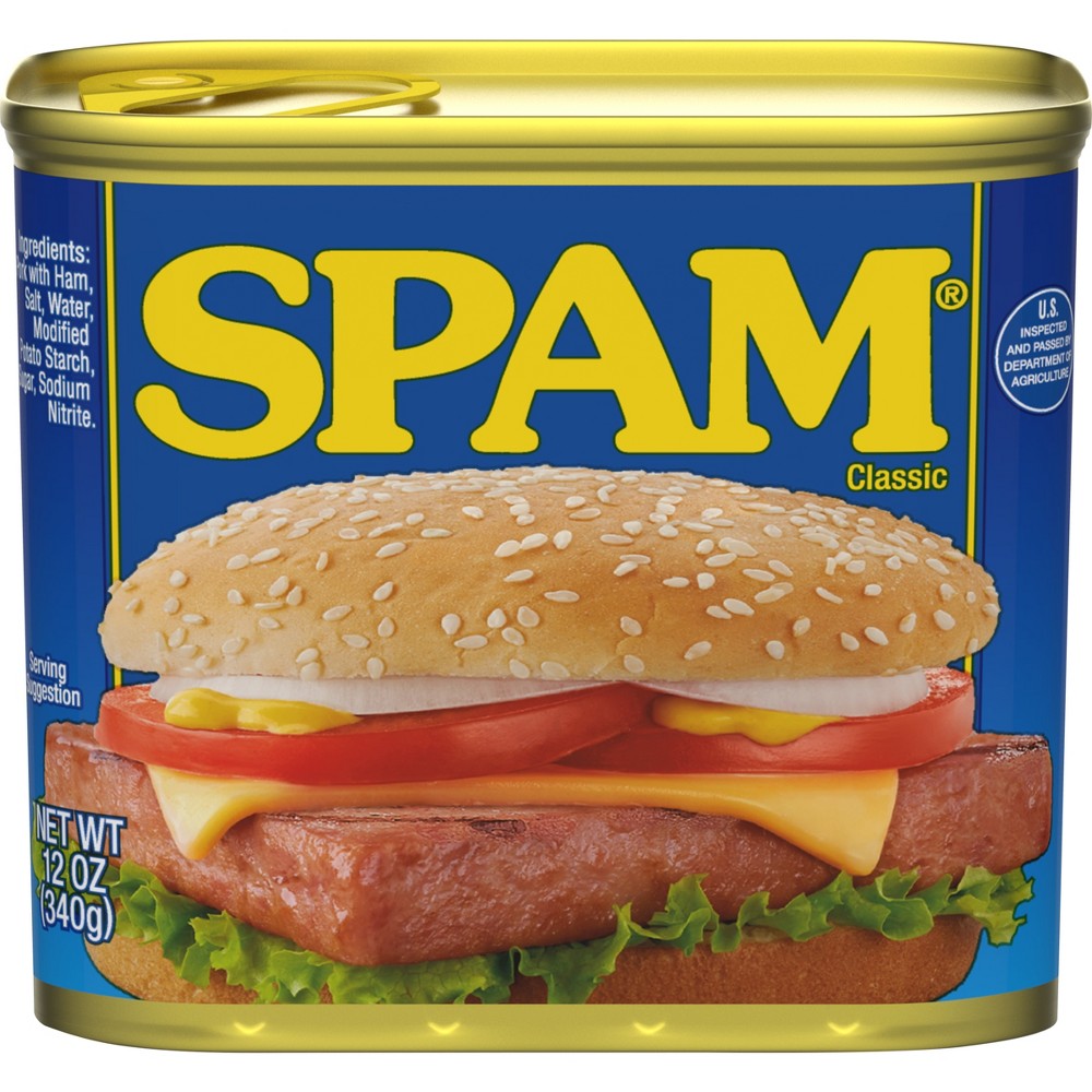 UPC 037600138727 product image for SPAM Classic Lunch Meat - 12oz | upcitemdb.com