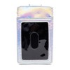 Disney Vegan Leather Wallet, ID Card Holder, Snow White Dopey Diamond Eyes Iridescent Holographic, Silver, 3.0" x 5.0" - 2 of 3