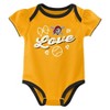 MLB Pittsburgh Pirates Infant Girls' 3pk Bodysuit - 3 of 4
