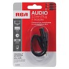 3.5-mm Male to 2 RCA-Female Stereo Headphone Y-Adapter, 3 In. in Black - 3 of 4