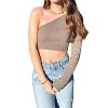 Women's One Sided Crop Top - CRESCENT - 3 of 3