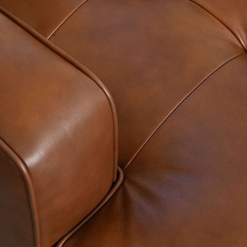 Hobbes Mid-Century Leather Armchair - Abbyson Living, 6 of 13