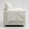 CAVINAS Oversized Swivel Armchair, Modern Swivel Accent Chair & Single Sofa Lounge for Living Room & Bedroom - 3 of 4