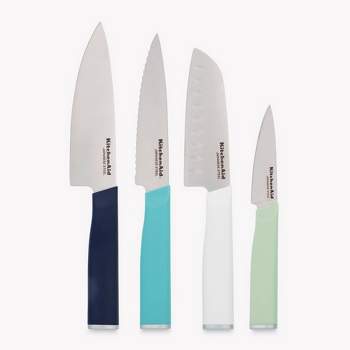 Rachael Ray 3pc Stainless Steel Chef Knife Set Gray : Target
