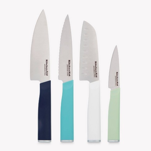 Rachael Ray Cutlery Japanese Stainless Steel Chef Knife Set - Gray, 3 Piece