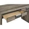Gulches Modern Desk Collection ¨C Faux Marble/Textured Finish, Storage Drawers (1-2), Sturdy Base, Simple Assembly for Home Office - 3 of 4