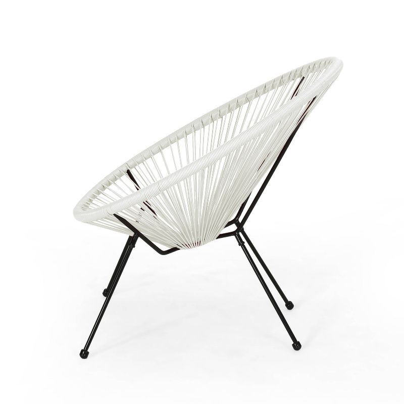 Anson 2pk Hammock Weave Chair White - Christopher Knight Home, 4 of 6