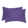 PiccoCasa Oxford Cotton Soft Bedroom Solid Pillowcase 2 Pcs - 4 of 4