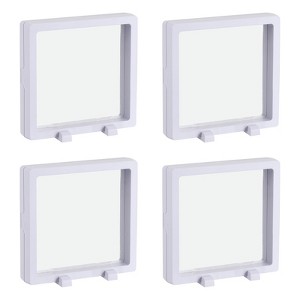 Unique Bargains ABS frames and TPU film 3D Jewelry Box with Base 4 Pcs - 1 of 4