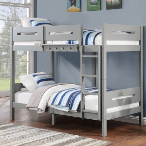 NicBex Triple Full Bunk Bed with Full Length Guardrail,Loft Bed with 2 Built-in Ladders,Modern Bunk Beds,Noise Reduced Bunk Beds for Bedroom - 1 of 4