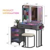 fredees Makeup Vanity with LED Light - 2 of 4