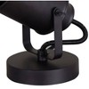 6.25" Metal Spotlight Wall Mount Accent Lamp Black - Cresswell Lighting: ETL Listed, 1-Way Switch, No Bulb Included - 2 of 4