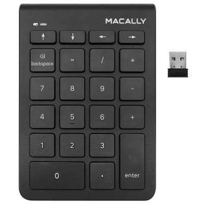 Macally RF Wireless Portable 22 Numeric Keypad Keyboard - 22 Keys